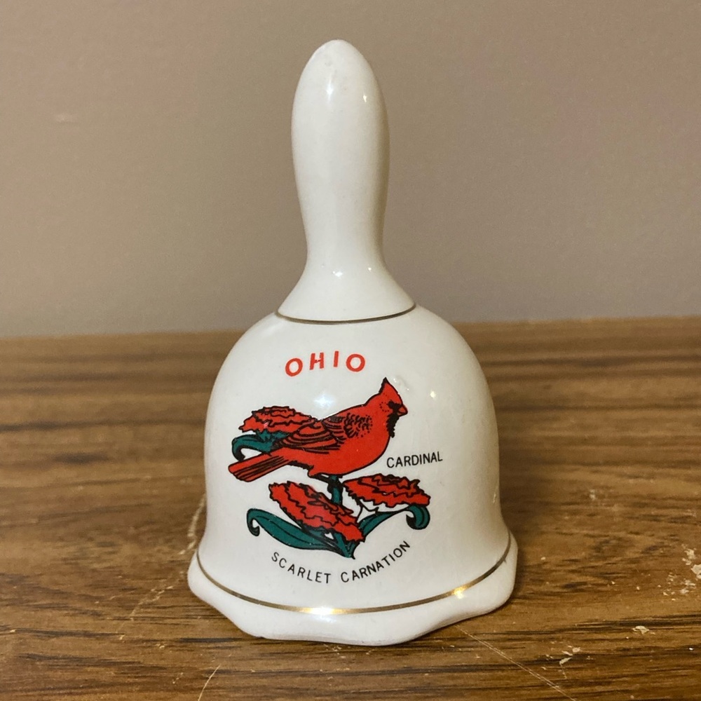 Ohio Cardinal Decorative Bell